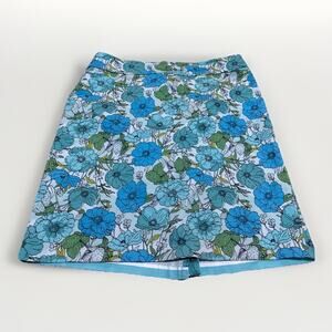 Talbots Women’s Skirt Sz 10 Y2K Flower Power Retro A-line Boho